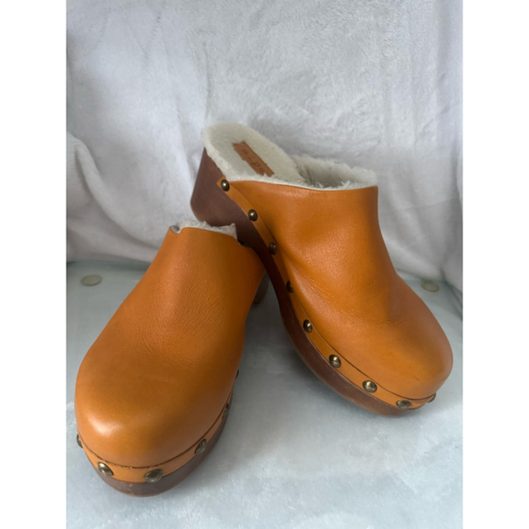 Women's Alperce Clogs Size 40 Orange - Picture 1 of 9